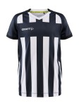 KOSZULKA CRAFT PROGRESS 2.0 STRIPE JERSEY JUNIOR BLACK/WHITE