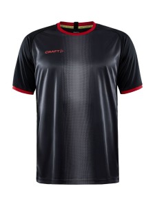 KOSZULKA CRAFT PROGRESS 2.0 GRAPHIC JERSEY BLACK/BRIGHT RED