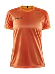 KOSZULKA CRAFT PROGRESS 2.0 GRAPHIC JERSEY WOMAN CARROT/BLACK