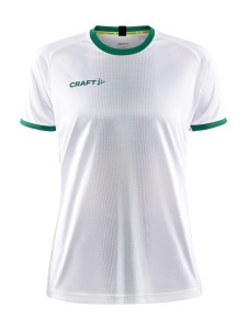 KOSZULKA CRAFT PROGRESS 2.0 GRAPHIC JERSEY WOMAN WHITE/TEAM GREEN