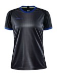 KOSZULKA CRAFT PROGRESS 2.0 GRAPHIC JERSEY WOMAN BLACK/CLUB COBOLT