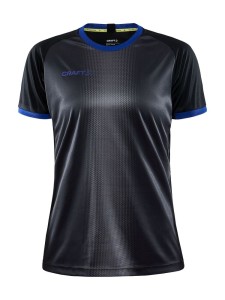 KOSZULKA CRAFT PROGRESS 2.0 GRAPHIC JERSEY WOMAN BLACK/CLUB COBOLT