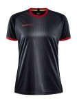 KOSZULKA CRAFT PROGRESS 2.0 GRAPHIC JERSEY WOMAN BLACK/BRIGHT RED