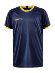 KOSZULKA CRAFT PROGRESS 2.0 GRAPHIC JERSEY JUNIOR NAVY/SWEDEN YELLOW