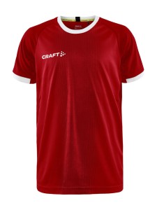 KOSZULKA CRAFT PROGRESS 2.0 GRAPHIC JERSEY JUNIOR BRIGHT RED/WHITE