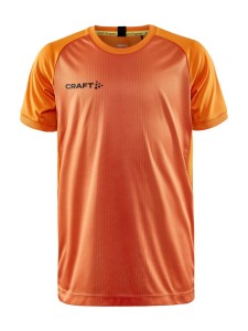 KOSZULKA CRAFT PROGRESS 2.0 GRAPHIC JERSEY JUNIOR CARROT/BLACK