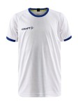 KOSZULKA CRAFT PROGRESS 2.0 GRAPHIC JERSEY JUNIOR WHITE/CLUB COBALT
