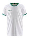 KOSZULKA CRAFT PROGRESS 2.0 GRAPHIC JERSEY JUNIOR WHITE/TEAM GREEN