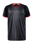KOSZULKA CRAFT PROGRESS 2.0 GRAPHIC JERSEY JUNIOR BLACK/BRIGHT RED